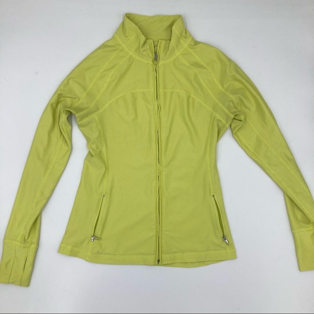 Gap body size xs yellow athletic zip up jacket